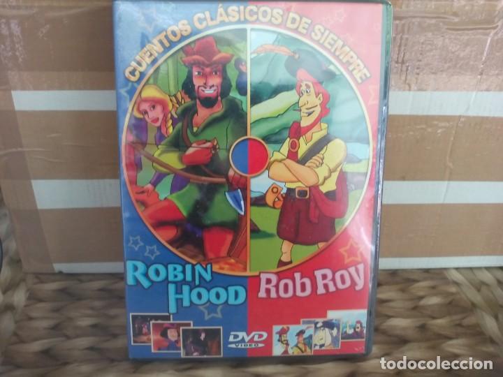 Cine: DVD. CUENTOS CLASICOS DE SIEMPRE - ROBIN HOOD - ROB ROY (PRECINTADO)