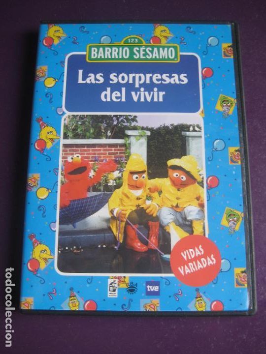 Cine: BARRIO SESAMO VOL 12 - LAS SORPRESAS DEL VIVIR - DVD DIRIA Q SIN USO - TVE 80'S