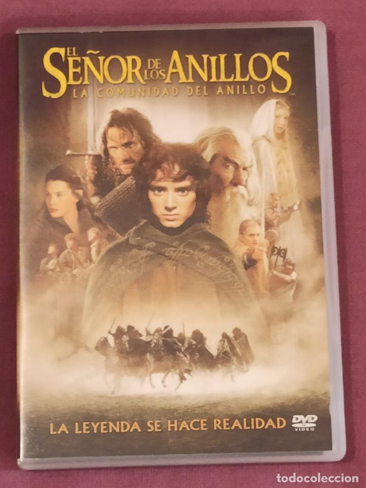 Cine: DVD EL SE&Ntilde;OR DE LOS ANILLOS - LA COMUNIDAD DEL ANILLO (C34)