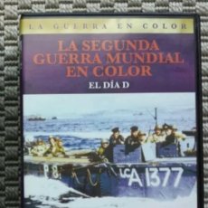 Cine: DVD. DOCUMENTAL, LA SEGUNDA GUERRA MUNDIAL EN COLOR, EL DIA D. Lote 285066978