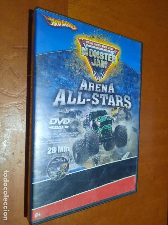 Cine: ARENA ALL-STARS. HOT WHEELS. MONSTER JAM. DVD. 28 MINUTOS. BUEN ESTADO. DIFICIL