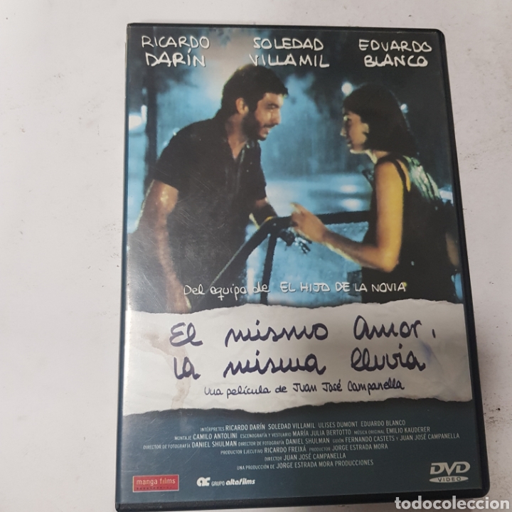 Cine: S301 el mismo amor la misma lluvia &nbsp; -DVD SEGUNDA MANO
