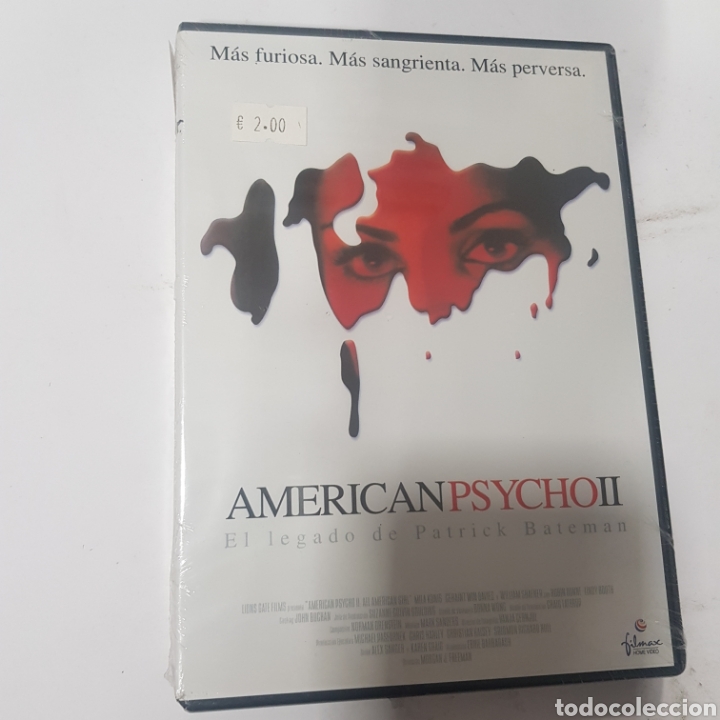 Cinema: ND185 American Psycho 2 &nbsp; -DVD NUEVO PRECINTADO