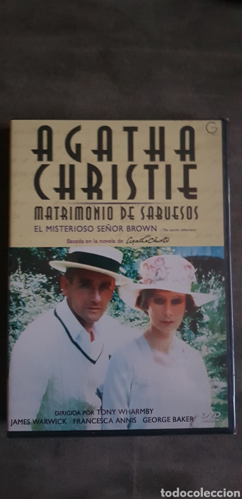 Cine: DVD MATRIMONIO DE SABUESOS/AGATHA CHRISTIE (EL MISTERIOSO SE&Ntilde;OR BROWN) PRECINTADO