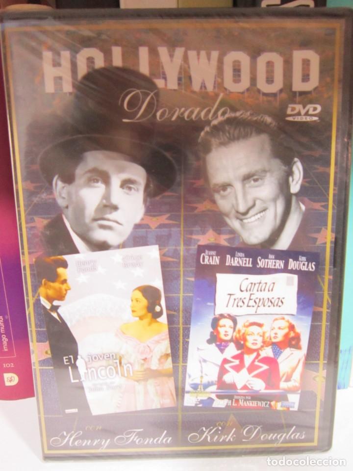 Cinema: HOLLYWOOD DORADO.CARTA A TRES ESPOSAS Y EL JOVEN LINCOLN. 2 FILMS. DVD PRECINTADO