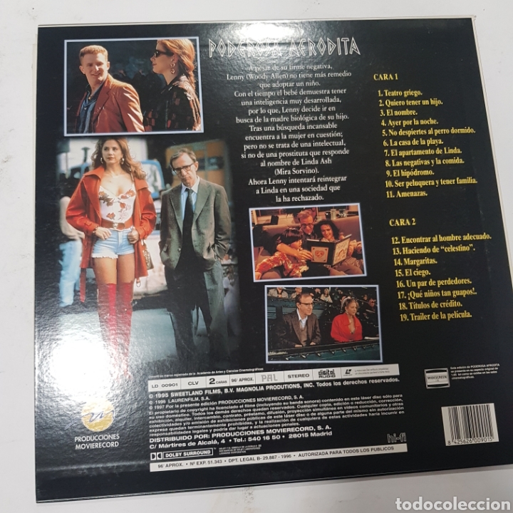 Cine: LSD 184 poderosa Afrodita &nbsp; -LASER DISC SEGUNDA MANO - Foto 2