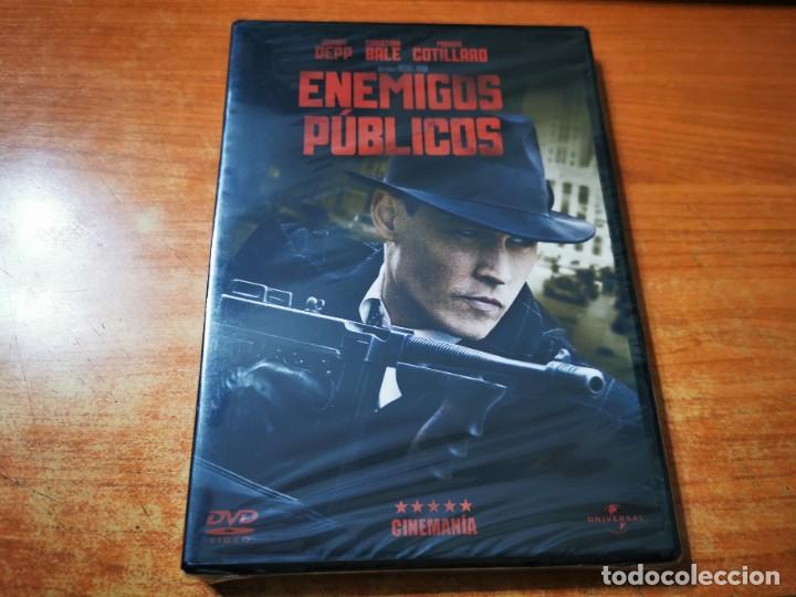 Cine: ENEMIGOS PUBLICOS DVD PRECINTADO DEL A&Ntilde;O 2009 ESPA&Ntilde;A JOHNNY DEEP CHRISTIAN BALE MARION COTILLARD