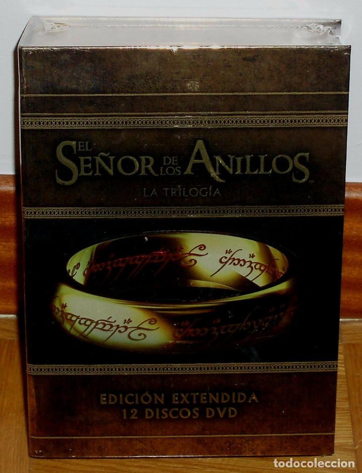 Cine: LA TRILOGIA EL SE&Ntilde;OR DE LOS ANILLOS VERSION EXTENDIDA 12 DVD NUEVO PRECINTADO (SIN ABRIR) R2