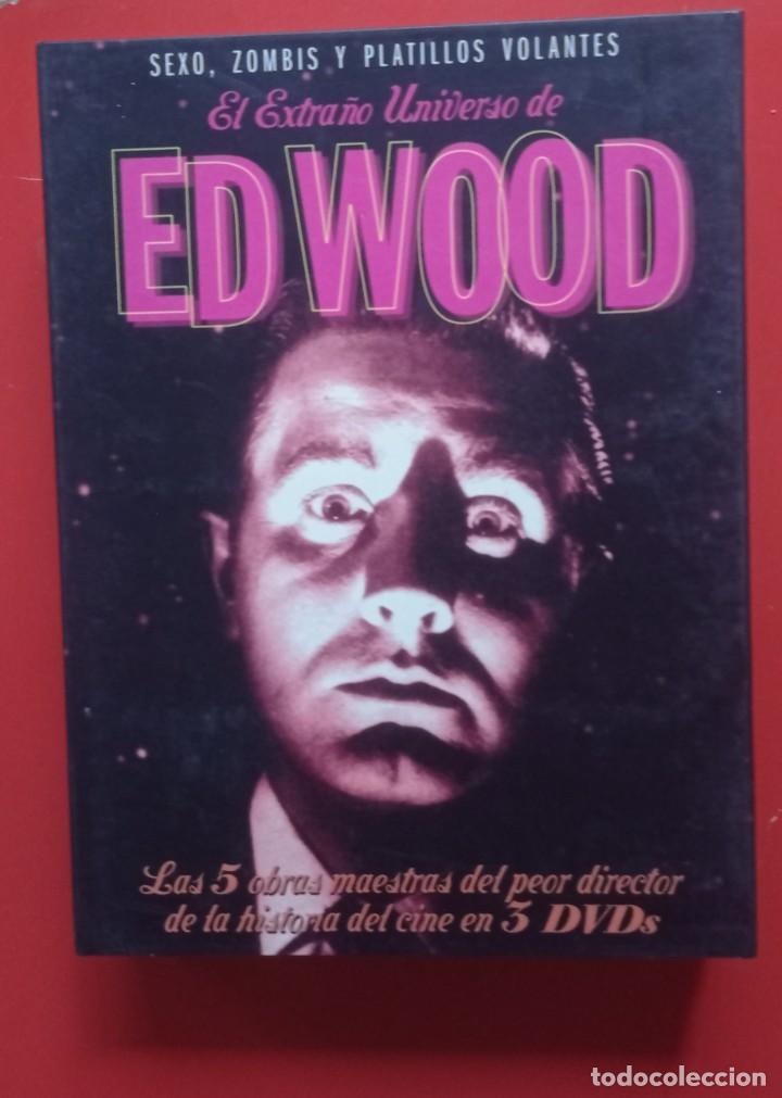 Cine: El extra&ntilde;o universo de Ed Wood Digipack 3 dvd/5 peliculas + extras