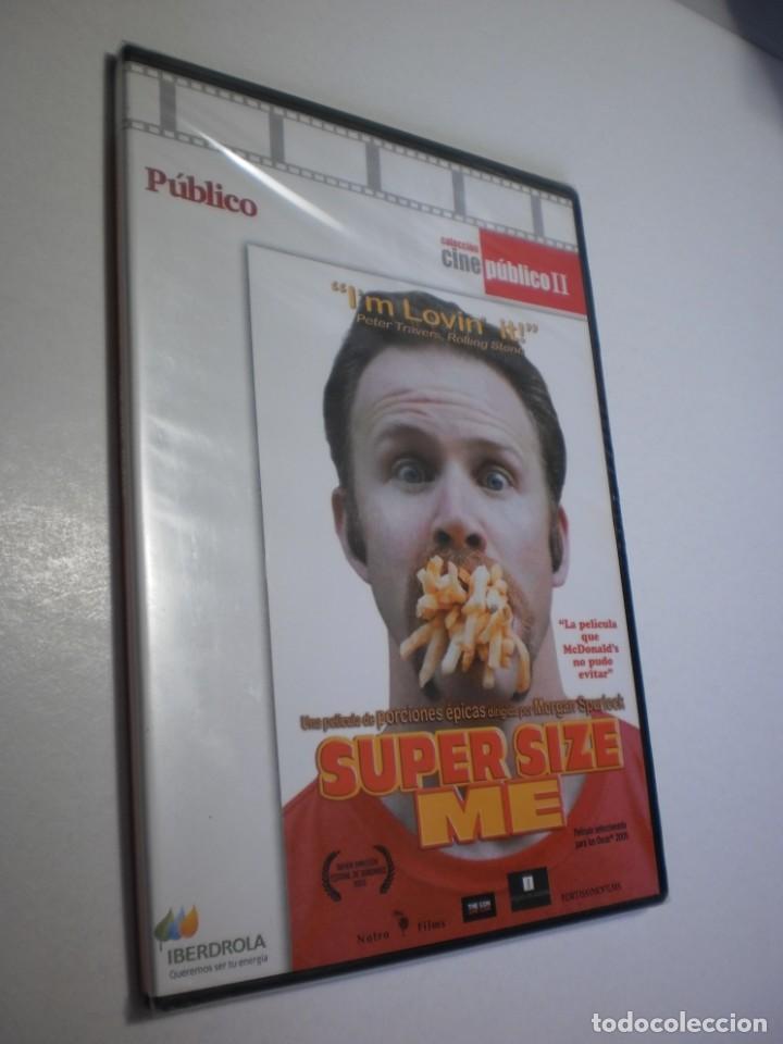 Cinema: dvd super size me. morgan spurlock 100 min caja fina (precintado)