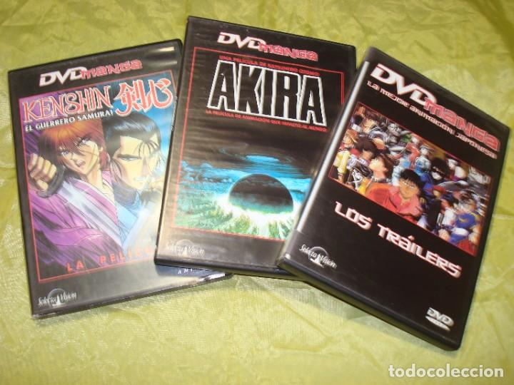Cine: 3 DVD&acute;S ANIMACION MANGA : KENSHIN / AKIRA / LOS TRAILERS