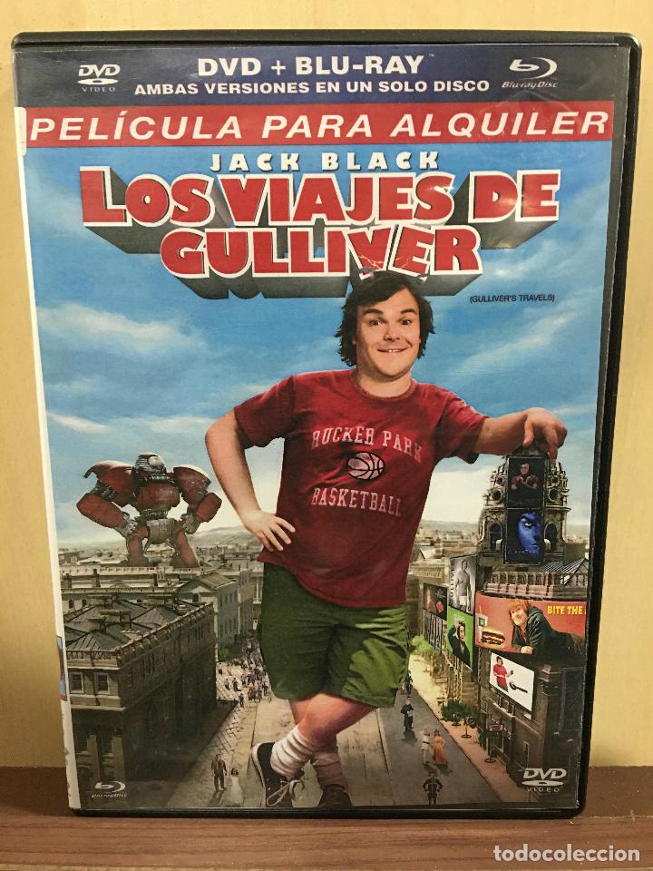 Cine: Los Viajes de Gulliver DVD+BLU&middot;RAY Edic. Flipper [DVD] (2&ordf; Mano - Bueno)