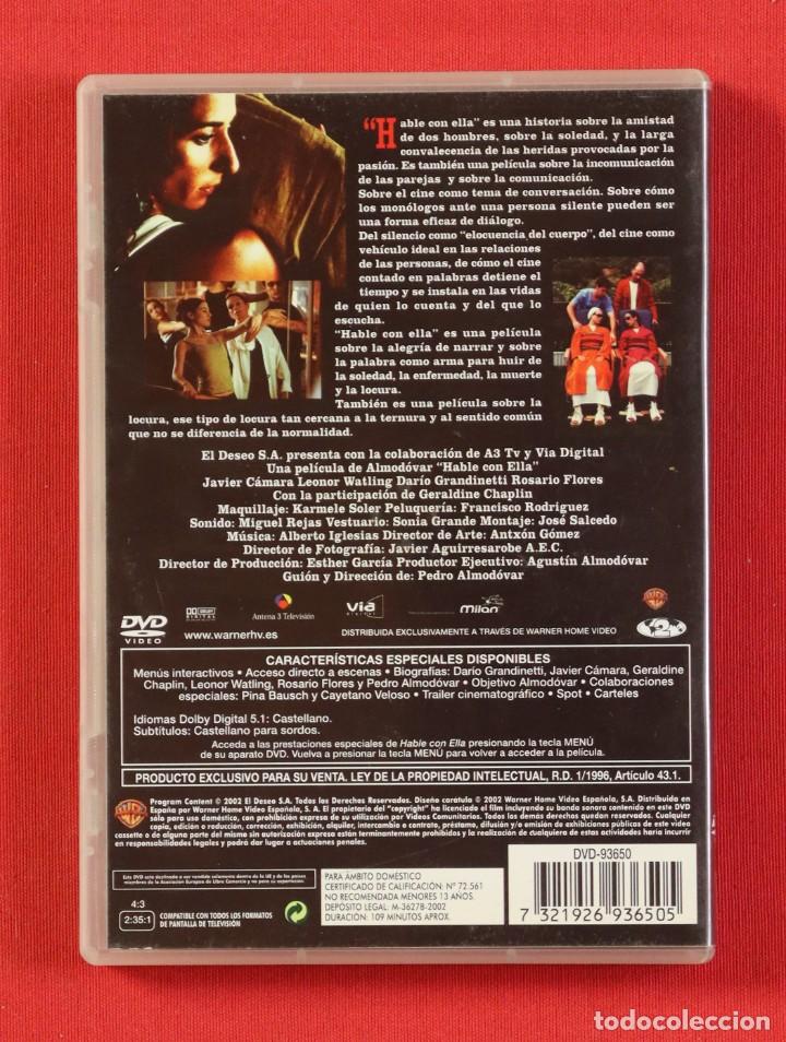 Cine: Dvd de la pelicula Hable con ella - Foto 2