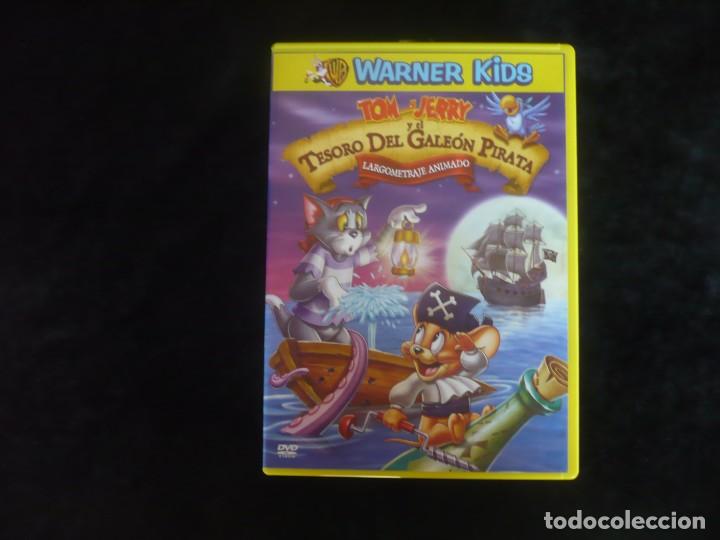 Cine: tom y jerry y el tesoro del galeon pirata - dvd casi como nuevo