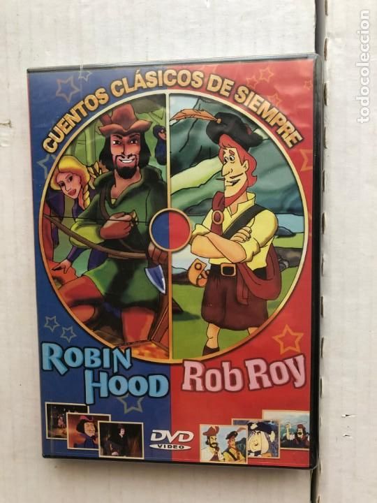 Cine: ROBIN HOOD Y ROB ROY CUENTOS CLASICOS DE SIEMPRE (NUEVO PRECINTADO) - DVD PELICULA KREATEN