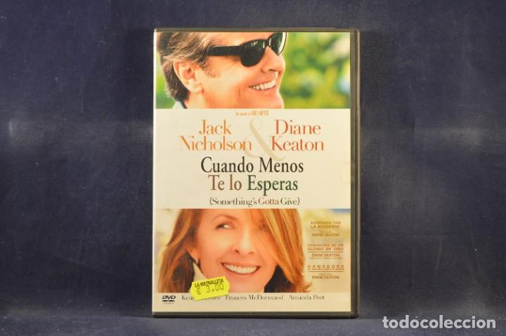 Cine: CUANDO MENOS TE LO ESPERAS - DVD - Foto 1