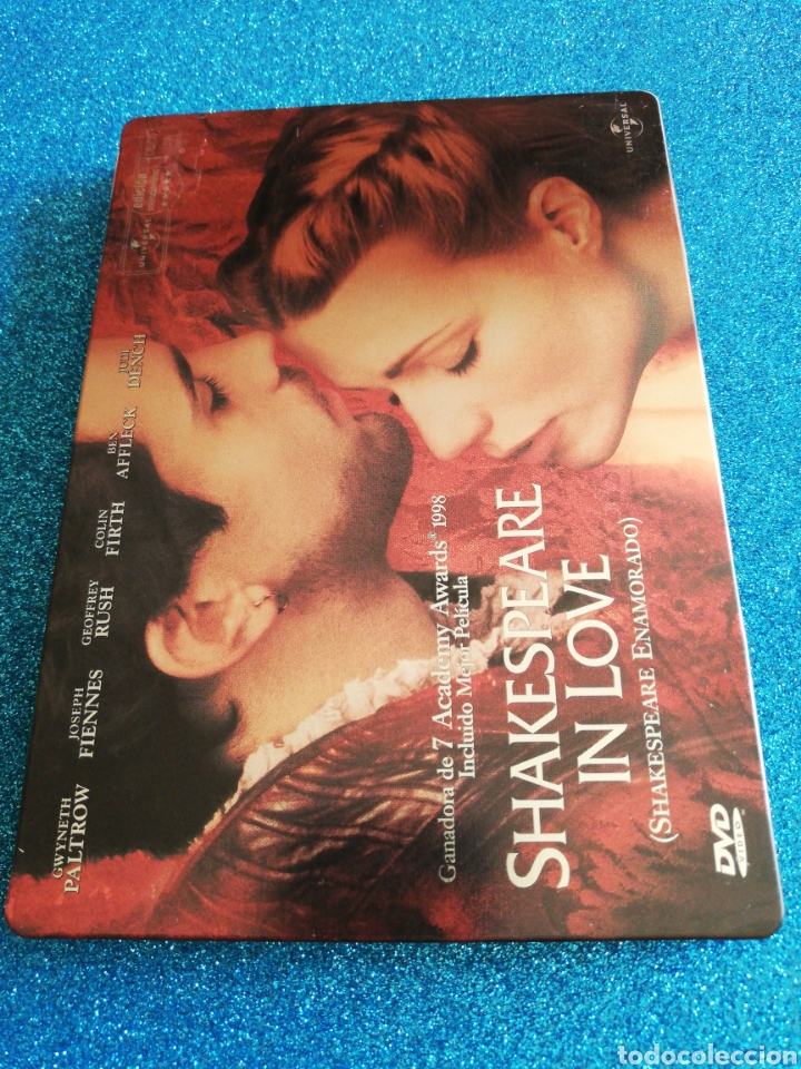 Cine: Shakespeare in love Dvd Edici&oacute;n Coleccionistas Steelbook