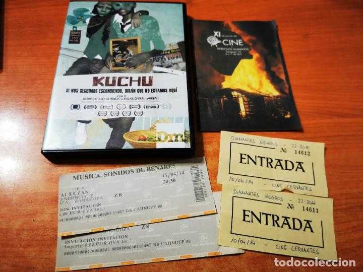 Cine: KUCHU DOCUMENTAL DVD + FOLLETO + ENTRADAS DEL A&Ntilde;O 2014 KATHERINE FAIRFAX MALIKA ZOUHALI-WORRALL