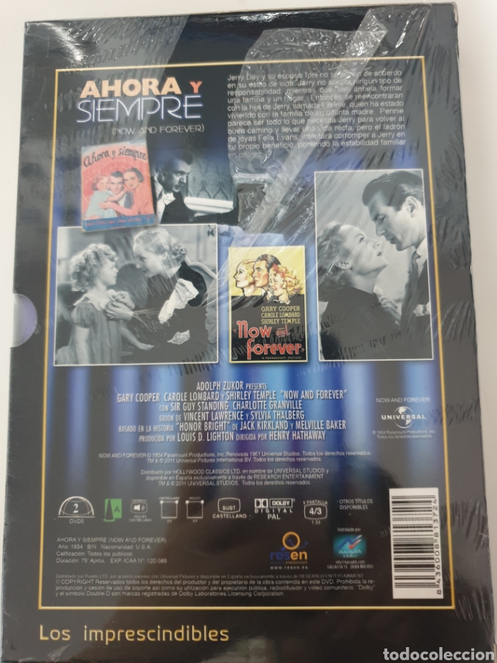 Cine: Ahora y siempre PRECINTADA // Gary Cooper Carole Lom0bard y Shirley Temple - Foto 2 - 293868663