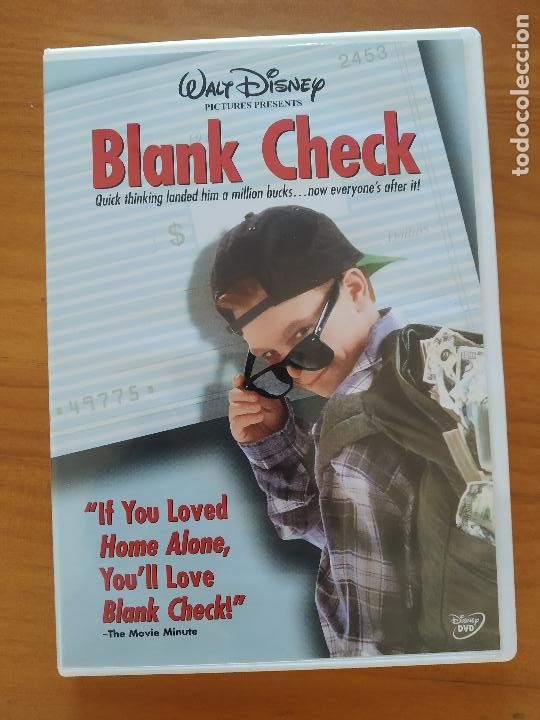 Cinema: DVD BLANK CHECK - WALT DISNEY - EN INGLES - REGION 1 (5U)