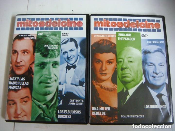 Cine: D.V.D.DE MITOS DEL CINE -LOTE DE 4 VIDEOS,HAY VARIAS FOTOS PARA VER LOS TITULOS.