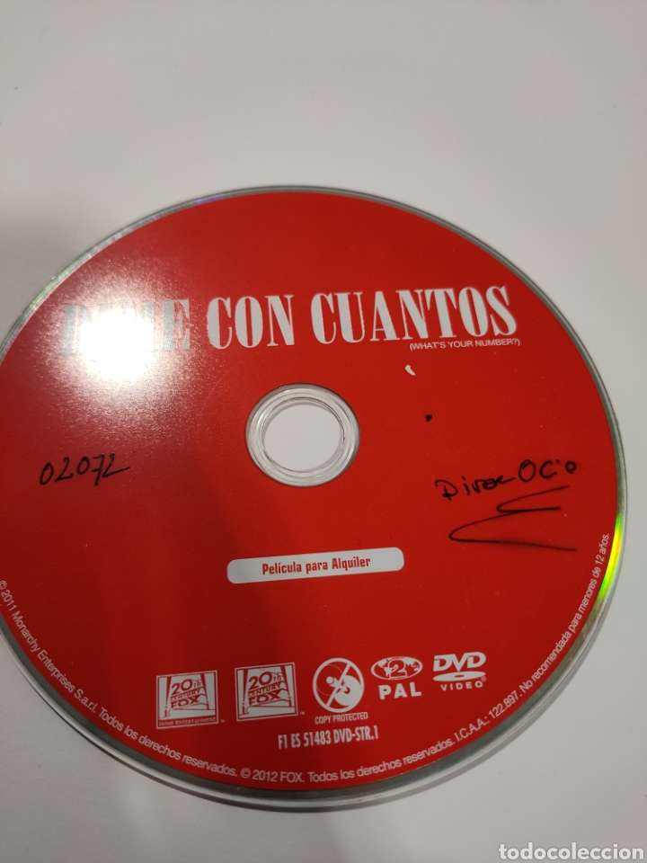 Cinema: SD91 dime con cu&aacute;ntos SOLO DISCO DVD