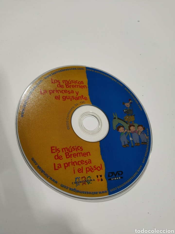 Kino: SD136 las tres mellizas los m&uacute;sicos de bremen SOLO DISCO DVD