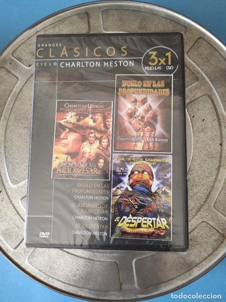 Cine: GRANDES CLASICOS 3X1 &rdquo;PRECINTADA&rdquo; / CICLO CHARLTON HESTON