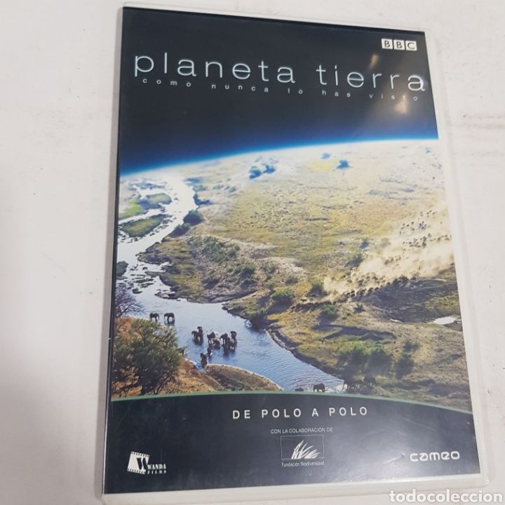 Cine: DVS13 planeta Tierra de polo a polo -DVD SEGUNDAMANO TAPA FINA