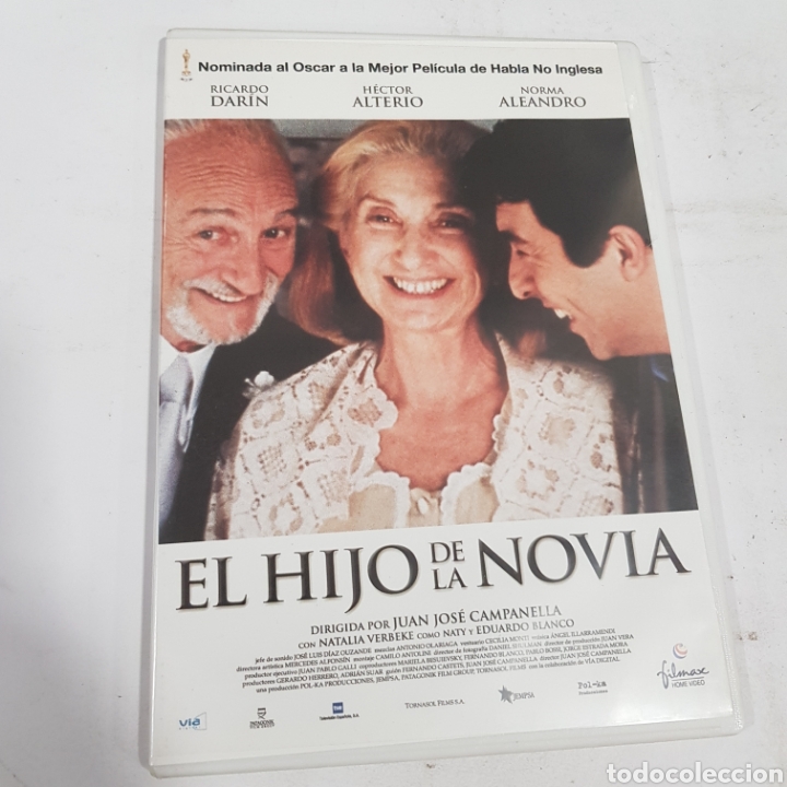 Cin&eacute;ma: DVS22 El hijo de la novia -DVD SEGUNDAMANO TAPA FINA