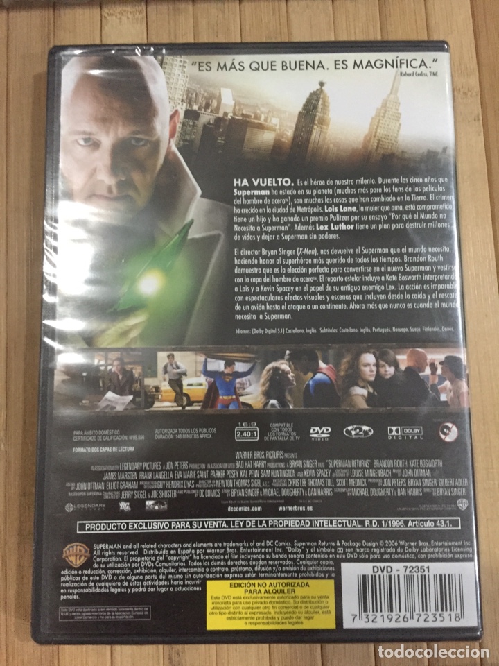 Cine: Superman Returns DVD - Precintado - - Foto 2