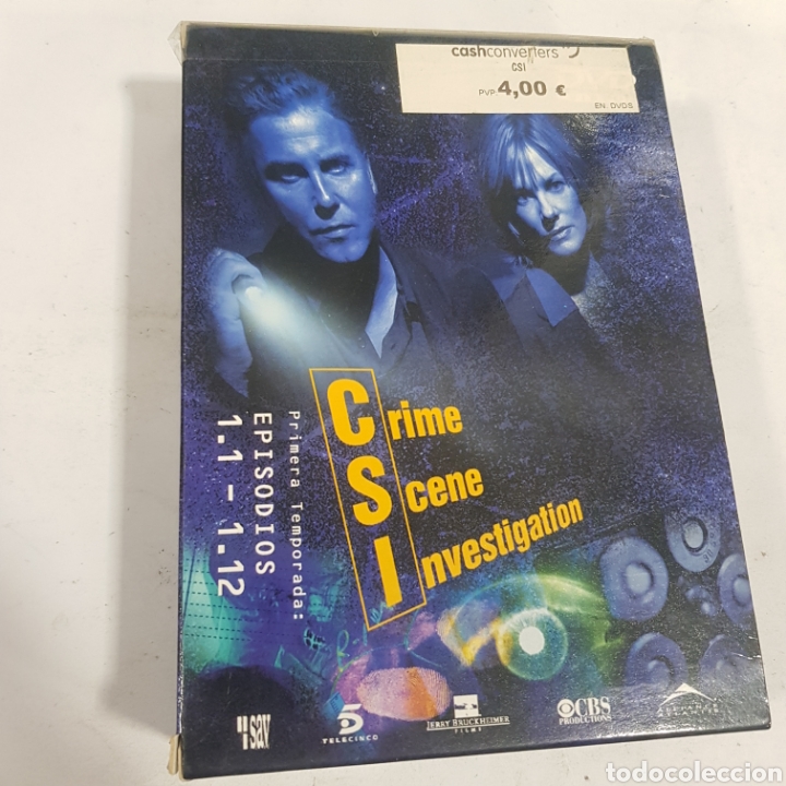 Cin&eacute;ma: S853 CSI episodio 1.1 1.12 -DVD SEGUNDA MANO