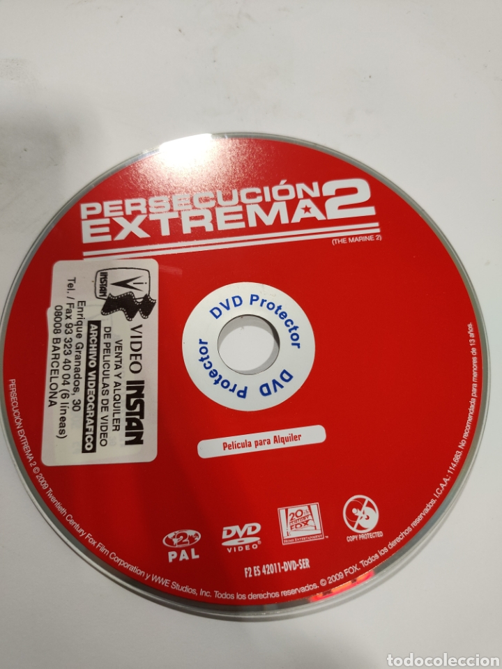 Cin&eacute;ma: SD608 persecuci&oacute;n extrema 2 SOLO DISCO DVD