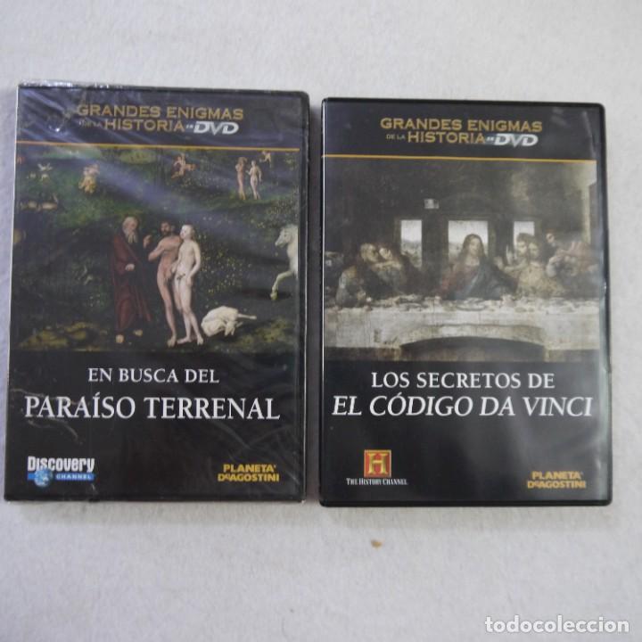 Cine: GRANDES ENIGMAS DE LA HISTORIA - SECRETOS DEL C&Oacute;DIGO DA VINCI/EN BUSCA DEL PARAISO TERRENAL - 2 DVD