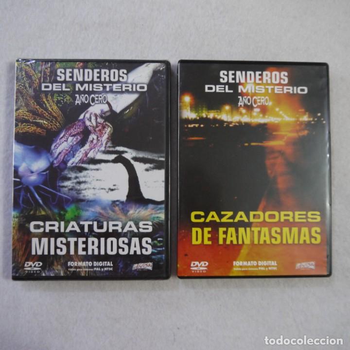 Cine: LOTE 2 DVD SENDEROS DEL MISTERIO - CAZADORES DE FANTAMAS Y CRIATURAS MISTERIOSAS - A&Ntilde;O CERO - 2 DVD