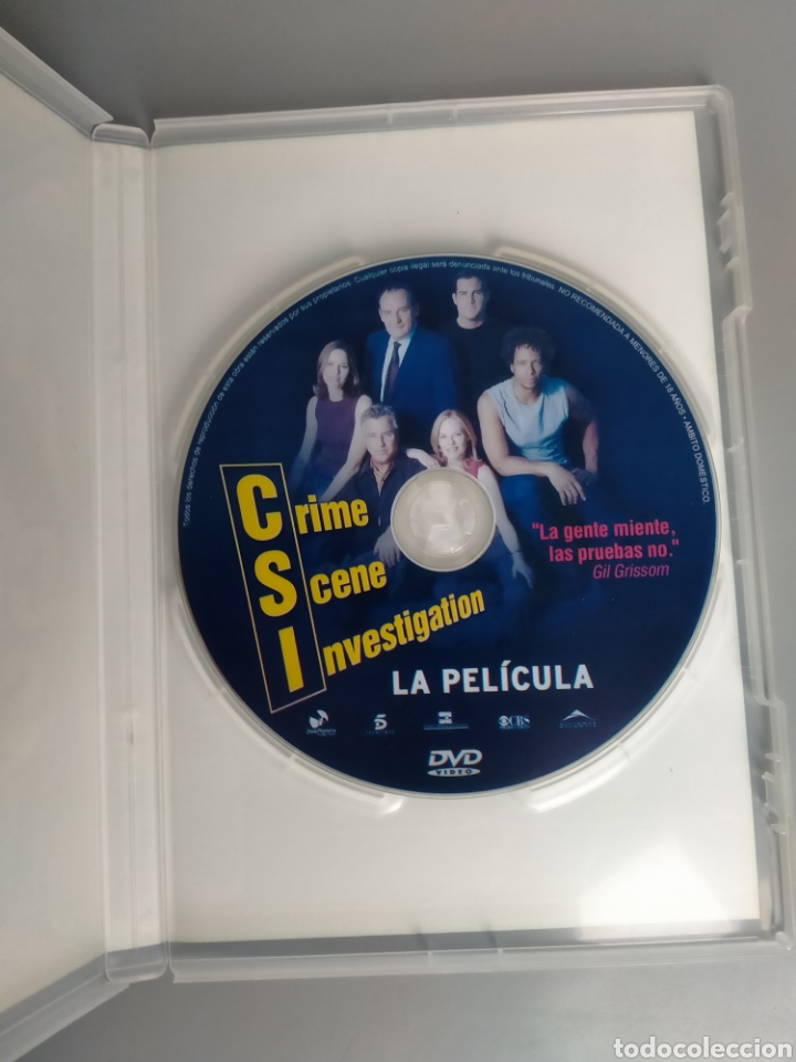Cine: Lote CSI la pel&iacute;cula en DVD y Code Game pc CD rom - Foto 4