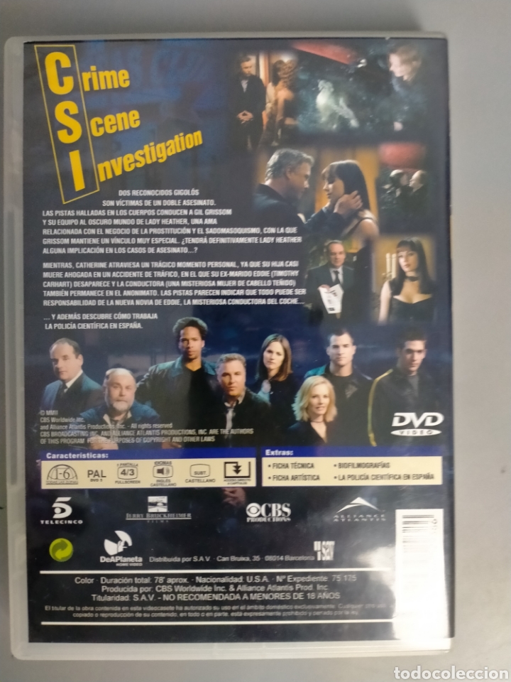 Cine: Lote CSI la pel&iacute;cula en DVD y Code Game pc CD rom - Foto 5