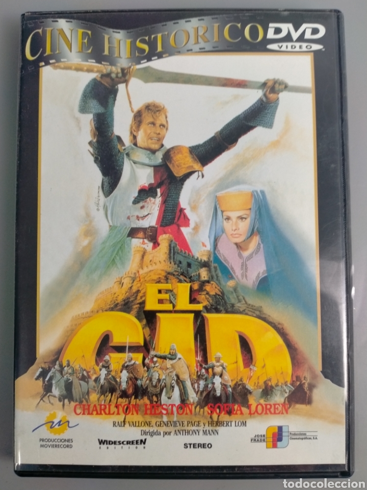 Cine: dvd El Cid, Chartlon Heston, Sof&iacute;a Loren - Foto 1