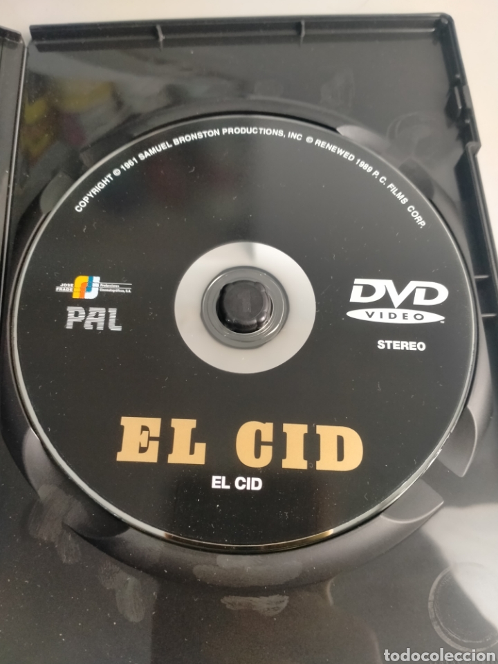 Cine: dvd El Cid, Chartlon Heston, Sof&iacute;a Loren - Foto 3