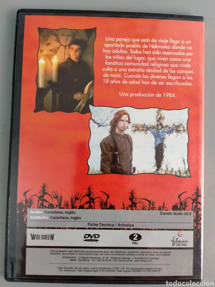 Cine: dvd Los chicos del ma&iacute;z, Stephen King - Foto 2