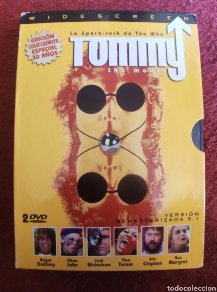 Cine: Tommy The Movie. Opera Rock The Who. Edici&oacute;n coleccionista 30 a&ntilde;os. 2 DVD