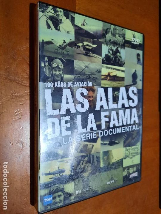 Cine: LAS ALAS DE LA FAMA. 100 A&Ntilde;OS DE AVIACI&Oacute;N. LA SERIE DOCUMENTAL. DVD EN BUEN ESTADO
