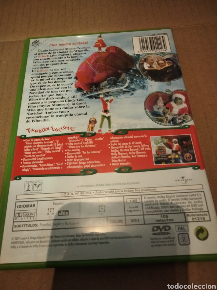 Cine: El grinch dvd --- 89 - Foto 2