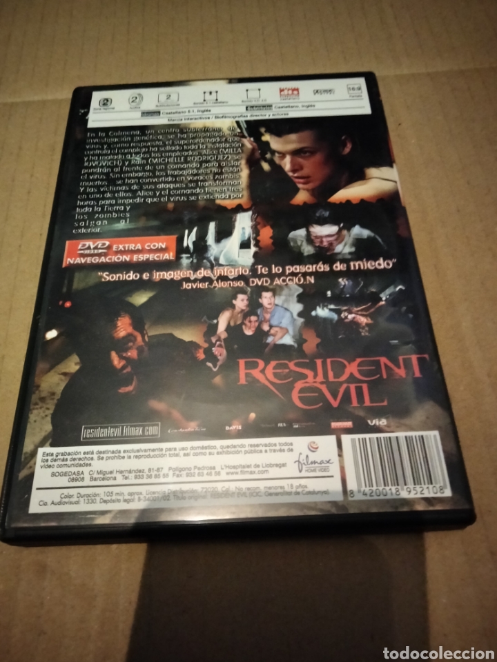 Cine: Resident Evil dvd -231 - Foto 2