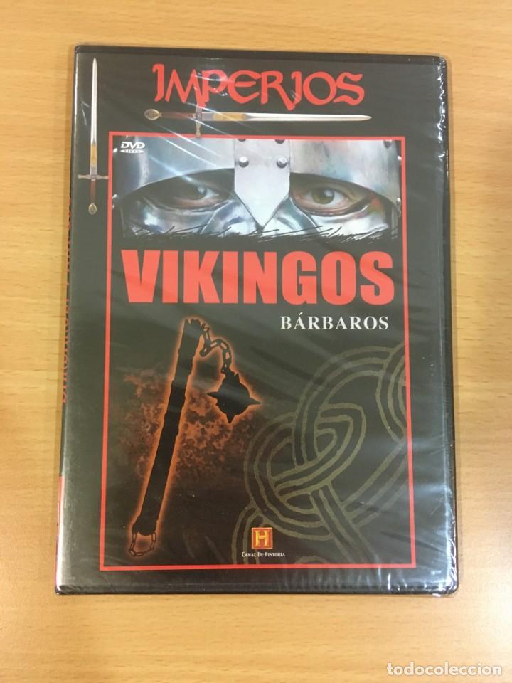 Cine: DVD DOCUMENTAL IMPERIOS DE CANAL HISTORIA - VIKINGOS B&Aacute;RBAROS. PRECINTADO