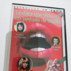 Cine: LA CHICA QUE VINO EN UN PAQUETE DE REGALO (KAREN VALENTINE / RICHARD LONG) DVD PRECINTADO. Lote 299589053