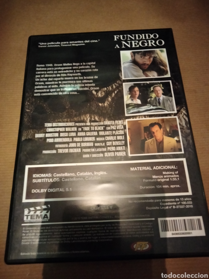 Cine: Fundido a negro dvd -9 - Foto 2