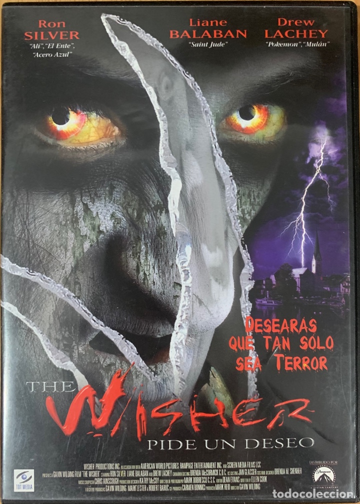 Cine: DVD THE WISHER - PIDE UN DESEO - PELICULA CINE TERROR 2002