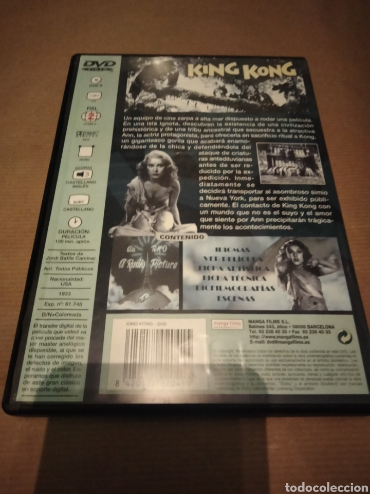Cine: King Kong dvd ---- 1 - Foto 2