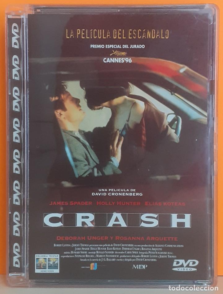 Cine: CRASH (DAVID CRONENBERG 1996)(DVD) - USADO - Foto 1